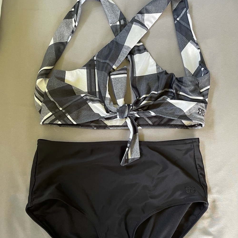 Albion plaid swimsuit